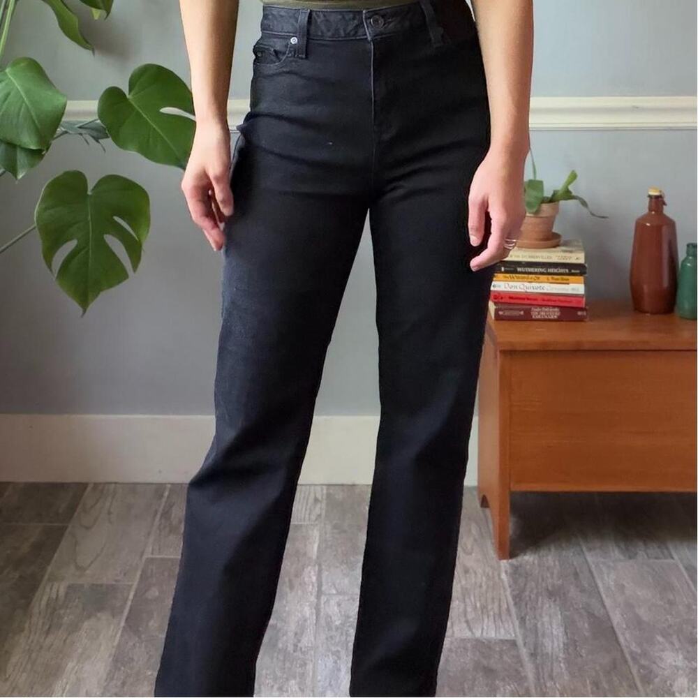 L.L.Bean black straight leg jeans